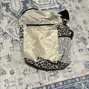 APL Cream and Leopard Print Backpack